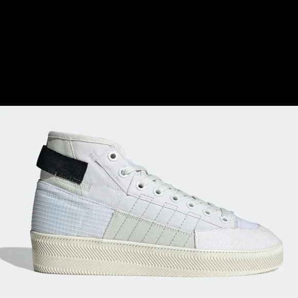 adidas gazelle silver green womens Kids adidas Originals Nizza Hi Shoes White GV7926 main image 0
